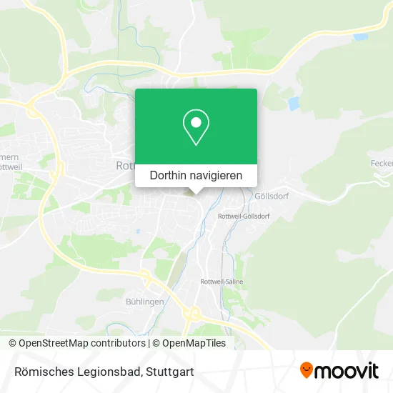 Römisches Legionsbad Karte
