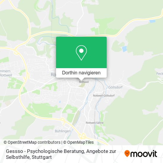 Gessso - Psychologische Beratung, Angebote zur Selbsthilfe Karte