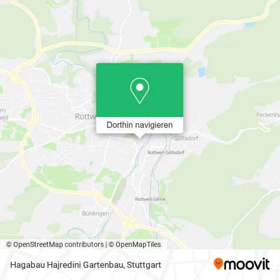 Hagabau Hajredini Gartenbau Karte