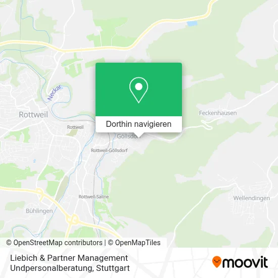 Liebich & Partner Management Undpersonalberatung Karte