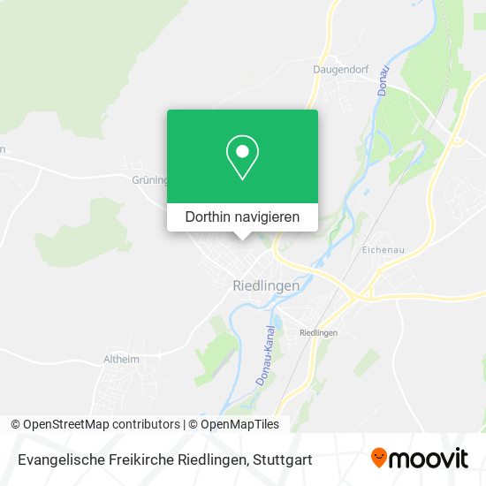 Evangelische Freikirche Riedlingen Karte