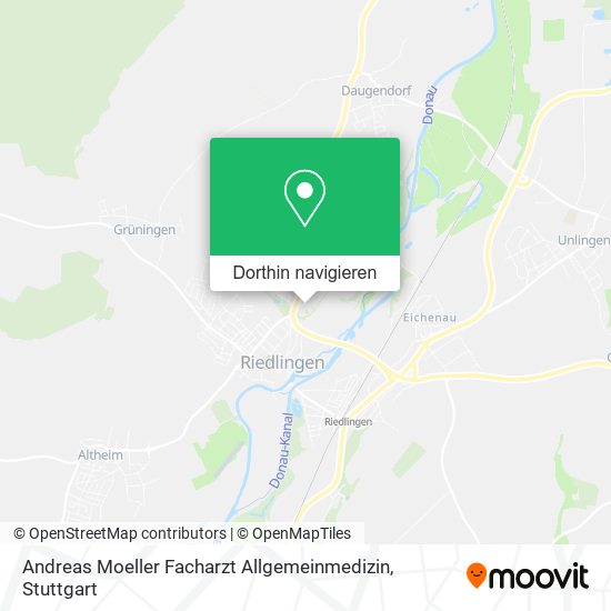 Andreas Moeller Facharzt Allgemeinmedizin Karte