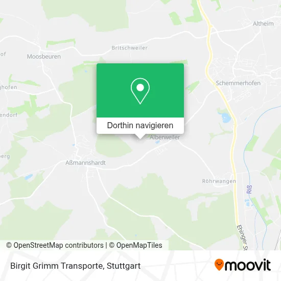 Birgit Grimm Transporte Karte