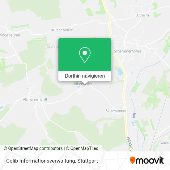 Colib Informationsverwaltung Karte
