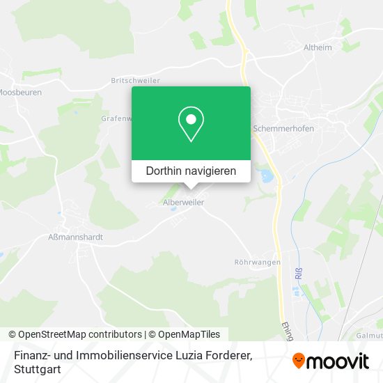 Finanz- und Immobilienservice Luzia Forderer Karte