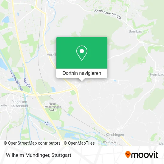 Wilhelm Mundinger Karte