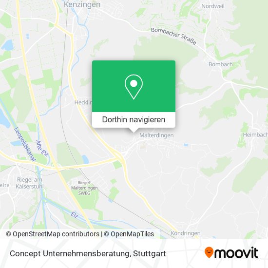 Concept Unternehmensberatung Karte