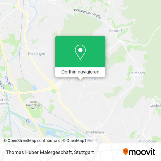 Thomas Huber Malergeschäft Karte
