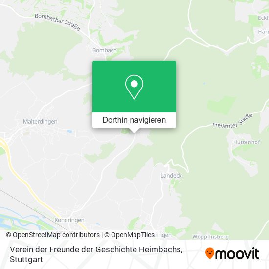 Verein der Freunde der Geschichte Heimbachs Karte