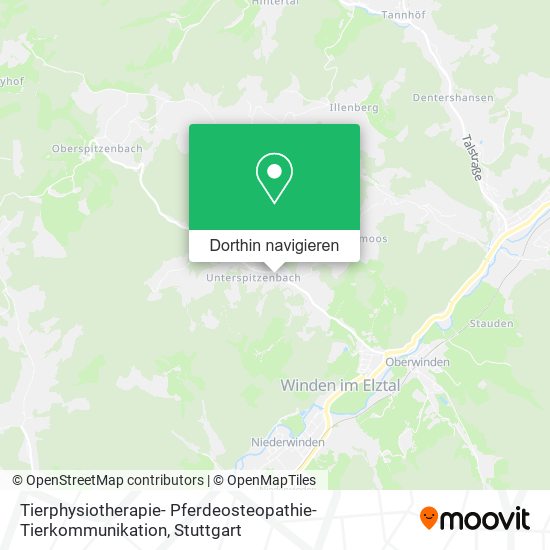 Tierphysiotherapie- Pferdeosteopathie- Tierkommunikation Karte