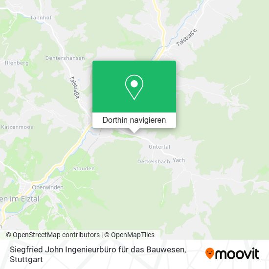 Siegfried John Ingenieurbüro für das Bauwesen Karte