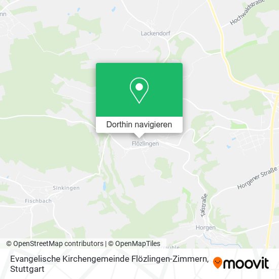 Evangelische Kirchengemeinde Flözlingen-Zimmern Karte