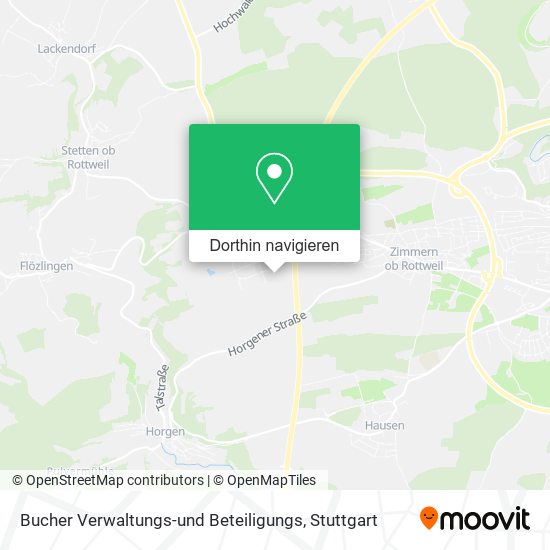 Bucher Verwaltungs-und Beteiligungs Karte