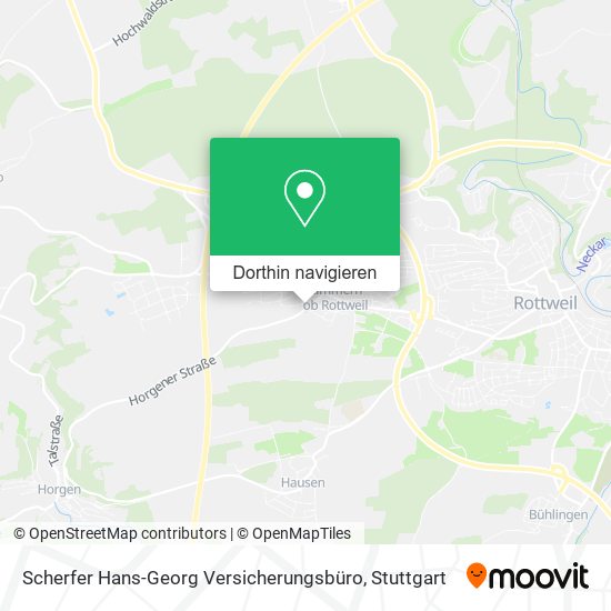 Scherfer Hans-Georg Versicherungsbüro Karte