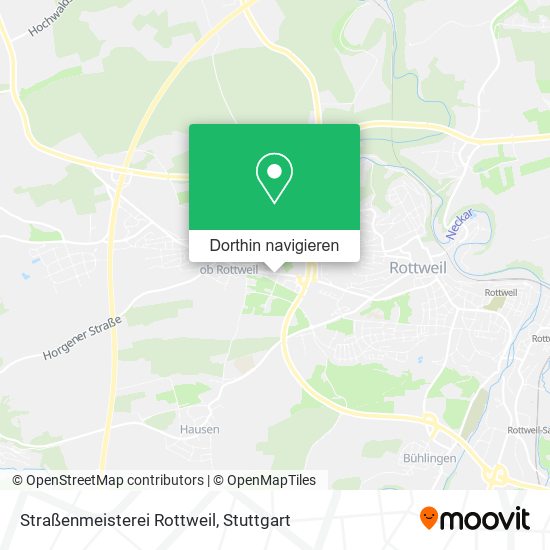 Straßenmeisterei Rottweil Karte