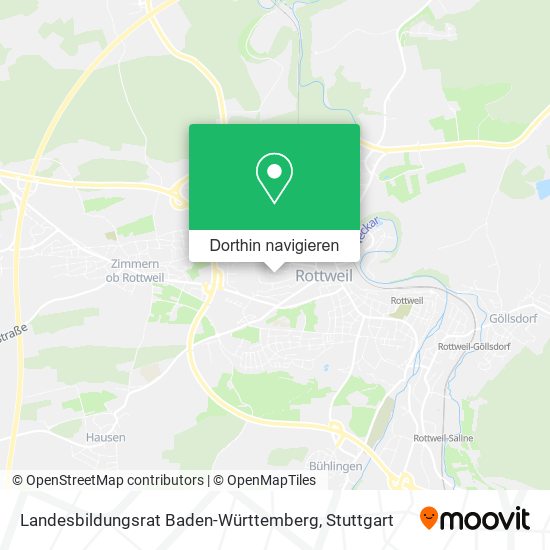 Landesbildungsrat Baden-Württemberg Karte