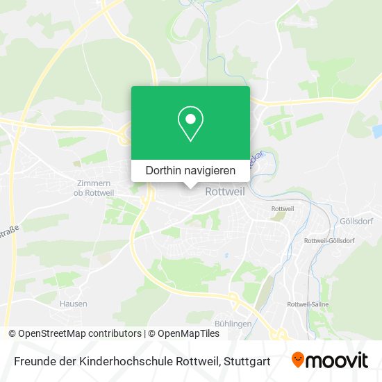 Freunde der Kinderhochschule Rottweil Karte