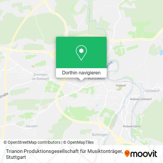Trianon Produktionsgesellschaft für Musiktonträger Karte
