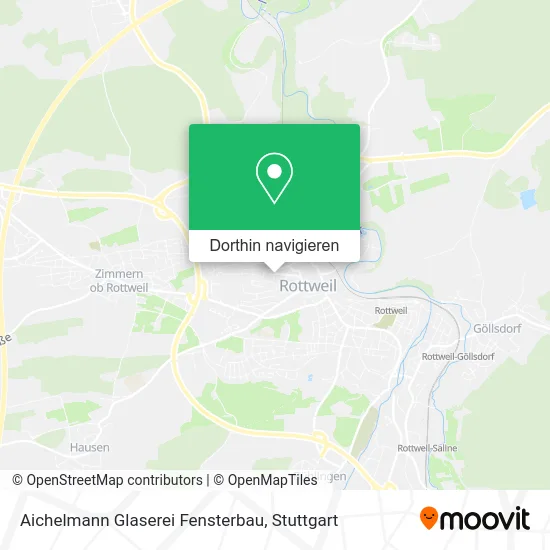 Aichelmann Glaserei Fensterbau Karte