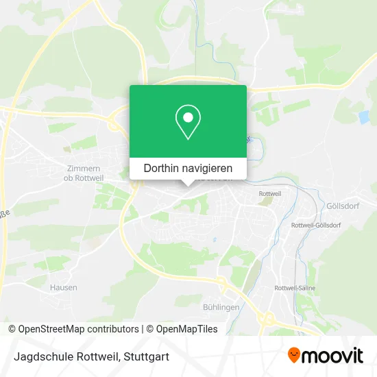 Jagdschule Rottweil Karte