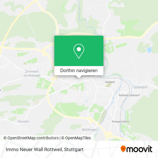 Immo Neuer Wall Rottweil Karte
