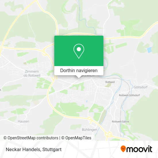 Neckar Handels Karte