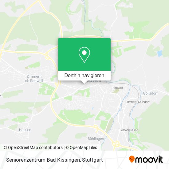 Seniorenzentrum Bad Kissingen Karte