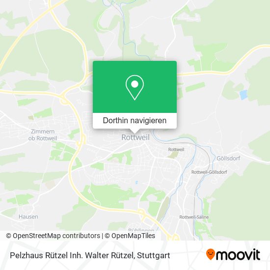 Pelzhaus Rützel Inh. Walter Rützel Karte
