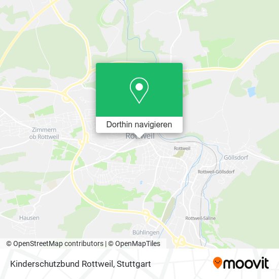 Kinderschutzbund Rottweil Karte