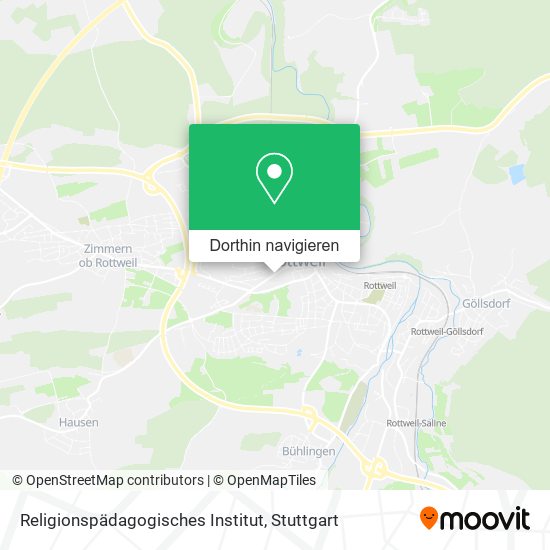 Religionspädagogisches Institut Karte