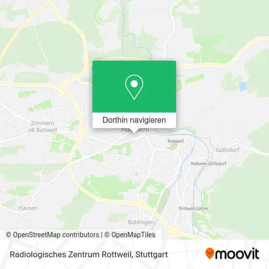 Radiologisches Zentrum Rottweil Karte