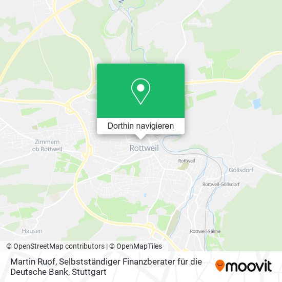 Martin Ruof, Selbstständiger Finanzberater für die Deutsche Bank Karte