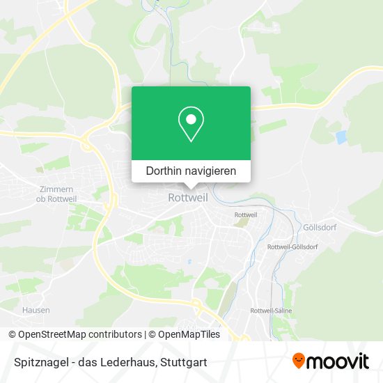 Spitznagel - das Lederhaus Karte