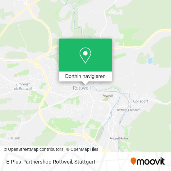E-Plus Partnershop Rottweil Karte
