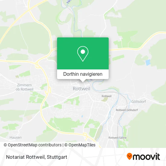 Notariat Rottweil Karte