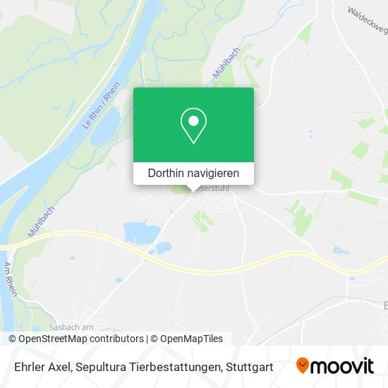 Ehrler Axel, Sepultura Tierbestattungen Karte