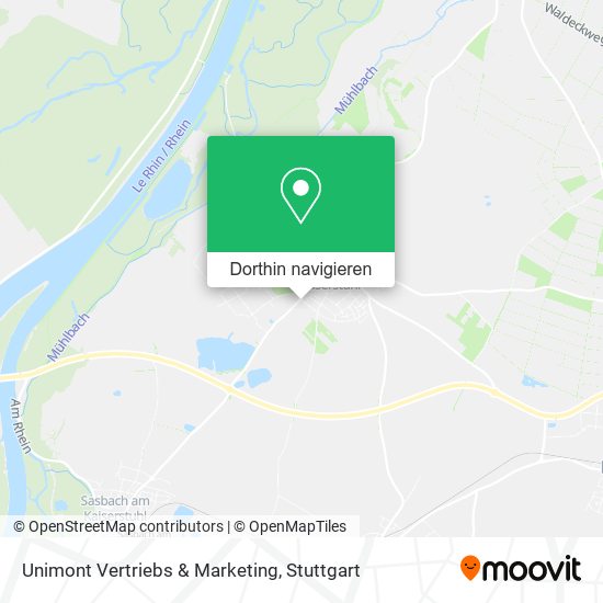 Unimont Vertriebs & Marketing Karte