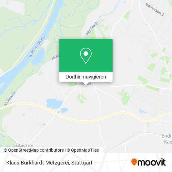 Klaus Burkhardt Metzgerei Karte