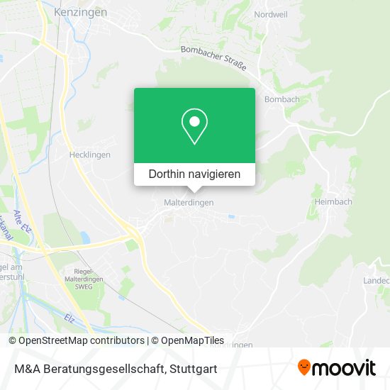 M&A Beratungsgesellschaft Karte