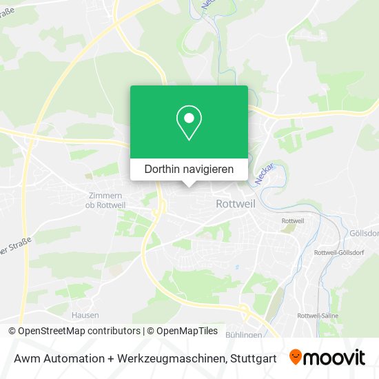Awm Automation + Werkzeugmaschinen Karte