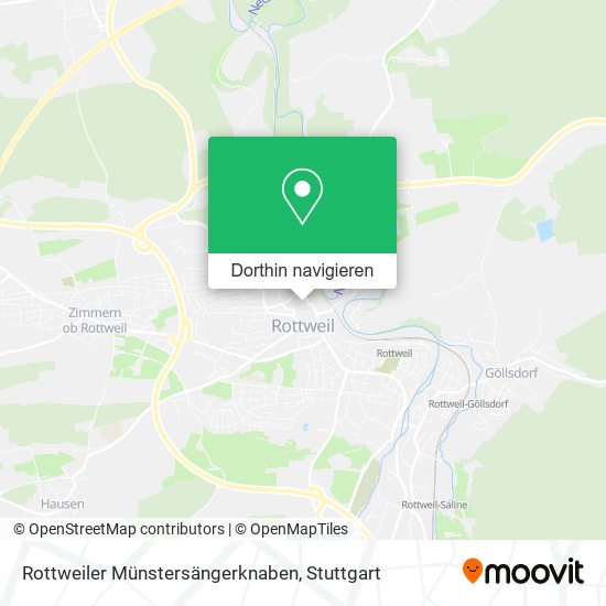 Rottweiler Münstersängerknaben Karte