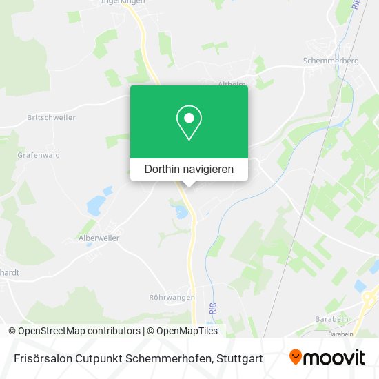 Frisörsalon Cutpunkt Schemmerhofen Karte