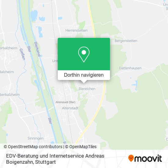 EDV-Beratung und Internetservice Andreas Boigenzahn Karte