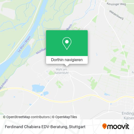 Ferdinand Chabiera EDV-Beratung Karte