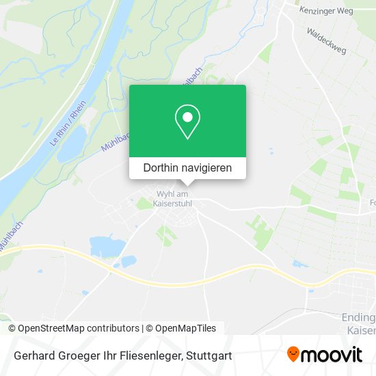 Gerhard Groeger Ihr Fliesenleger Karte