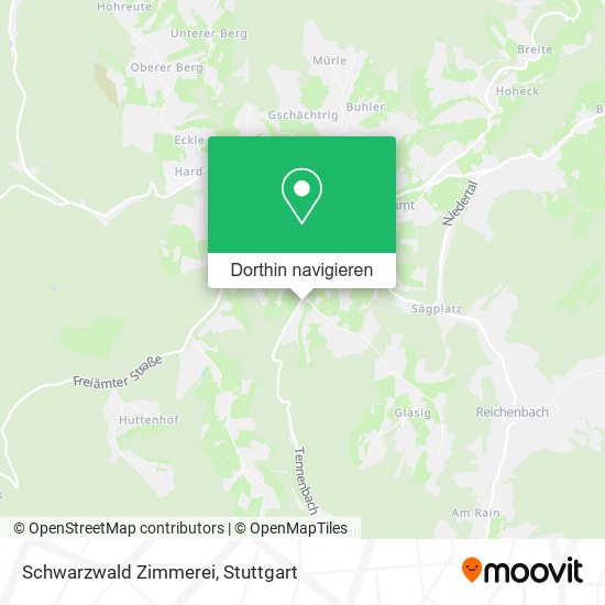 Schwarzwald Zimmerei Karte