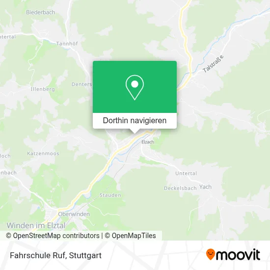 Fahrschule Ruf Karte
