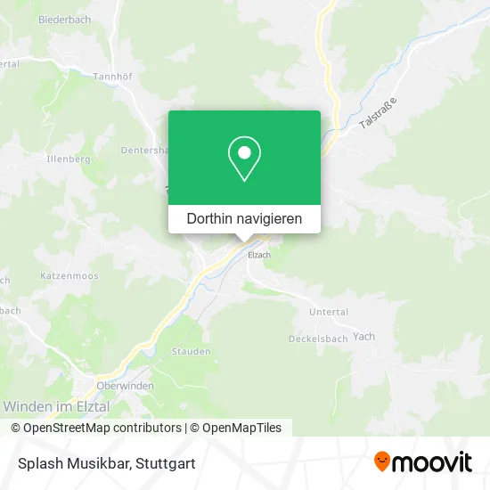 Splash Musikbar Karte