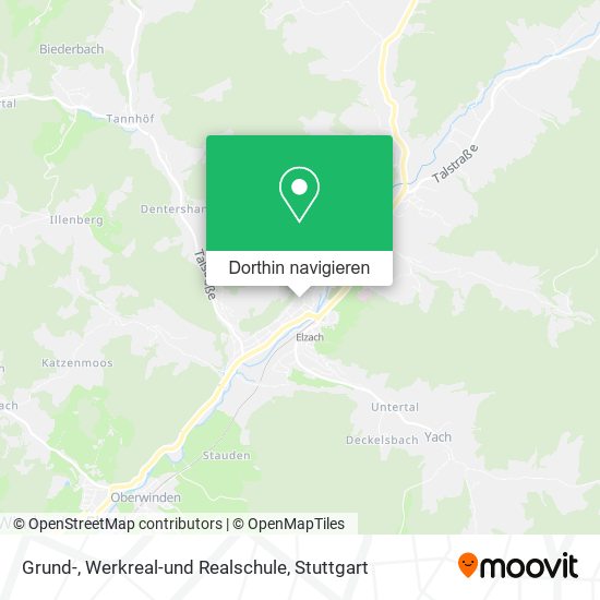 Grund-, Werkreal-und Realschule Karte