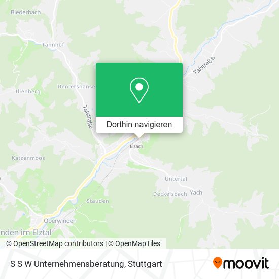 S S W Unternehmensberatung Karte